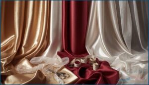 silk, satin, and synthetics silk, satin, and synthetics