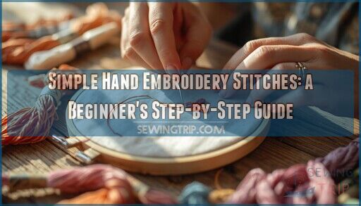 simple hand embroidery stitches