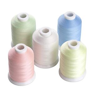 What is Serger Thread Used For: Types, Uses & Tips 6 Simthread Glow in The Dark B00T651AKE