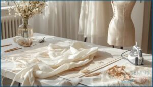 stiffening fabric with interfacing and boning stiffening fabric with interfacing and boning