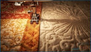 stitch in the ditch and echo quilting stitch in the ditch and echo quilting