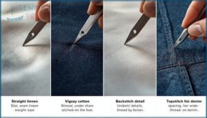 techniques for different stitch types techniques for different stitch types