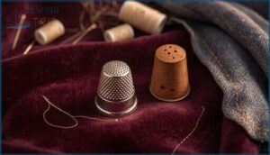 thimbles—metal vs. leather thimbles—metal vs. leather