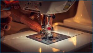 threading the bobbin winder and engaging it threading the bobbin winder and engaging it