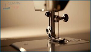 threading the take-up lever threading the take-up lever