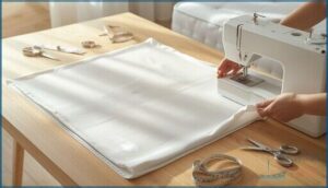 turning a flat sheet into a fitted sheet turning a flat sheet into a fitted sheet