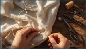 tying secure knots for sewing tying secure knots for sewing