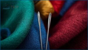 universal vs. embroidery needles universal vs. embroidery needles