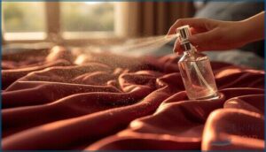 using fabric relaxer spray on satin using fabric relaxer spray on satin