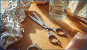 using household items to sharpen scissors using household items to sharpen scissors