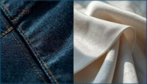 visible vs. hidden seams visible vs. hidden seams
