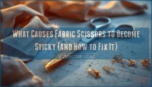 what causes fabric scissors to become sticky what causes fabric scissors to become sticky