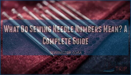 what do sewing needle numbers mean