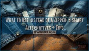 what to use instead of a zipper what to use instead of a zipper