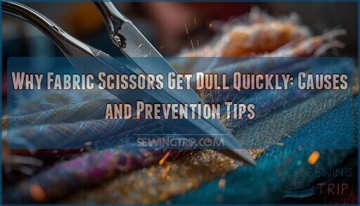 why fabric scissors get dull quickly