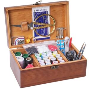 Top 10 Sewing Kits for Home: Reviews & Buying Guide (2026) 6 Wooden Sewing Kit Box, Wooden B0DZCS6M9R