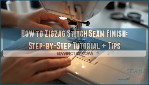 zigzag stitch seam finish
