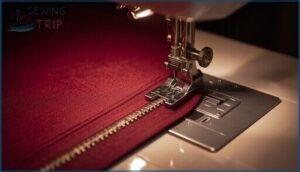 zipper foot for easy zipper installation zipper foot for easy zipper installation