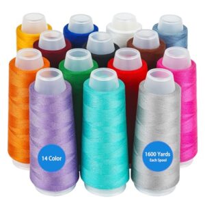 9 Best Thread Sets for Sergers: Types, Quality & Buying Guide 4 14 Pack Serger Thread Cones, B0FTYVJ1TB