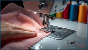 adjusting tension, stitch length, and width adjusting tension, stitch length, and width