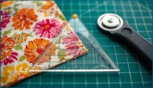 aligning rulers for precision cuts aligning rulers for precision cuts