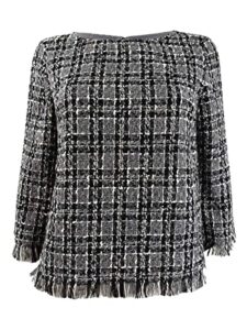 Types of Necklines: Styles, Fits & How to Choose Yours 1 Anne Klein Womens Gray Fringed B08L6Z14TK