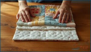 assembling layers and basting assembling layers and basting