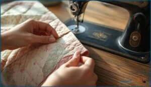 attaching binding and finishing edges attaching binding and finishing edges