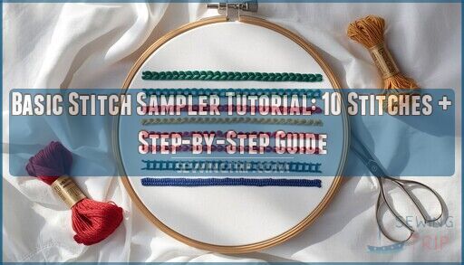 basic stitch sampler tutorial