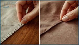 basting and slip stitches basting and slip stitches