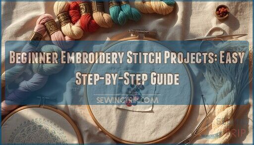 beginner embroidery stitch projects