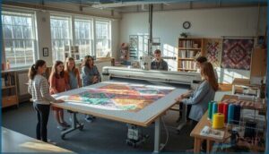 benefits of longarm quilting machines in classrooms benefits of longarm quilting machines in classrooms