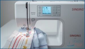 built-in stitches and buttonholes built-in stitches and buttonholes