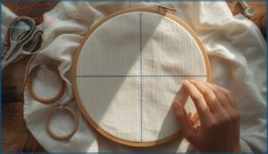 centering and aligning the fabric grain centering and aligning the fabric grain