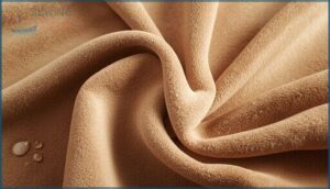 chamois’s smooth, suede-like surface chamois’s smooth, suede-like surface