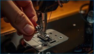 check for correct bobbin placement check for correct bobbin placement