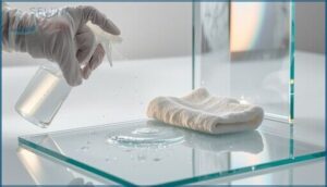 cleaning and prepping glass for marker application cleaning and prepping glass for marker application