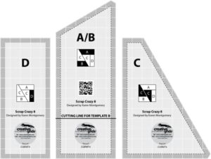 8 Best Quilting Rulers for Scrap Quilting + Essential Features 4 Creative Grids Scrap Crazy Templates B00CP59PQI