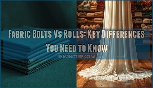 difference between fabric bolts and rolls
