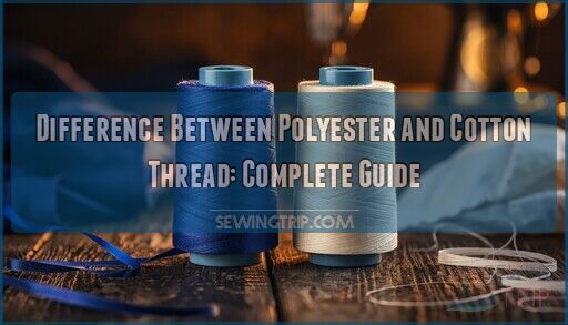 difference between polyester and cotton thread