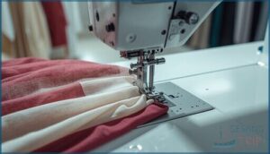 differential feed and fabric handling differential feed and fabric handling