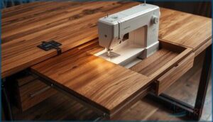 drop-down openings for sewing machines drop-down openings for sewing machines