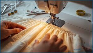 elastic sewing for scrunched look elastic sewing for scrunched look