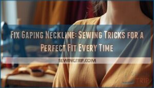 fix gaping neckline sewing trick fix gaping neckline sewing trick