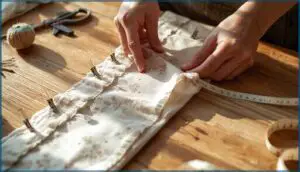 folding and aligning fabric folding and aligning fabric