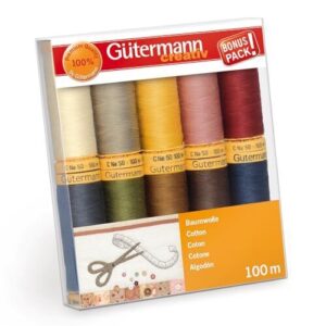 9 Best Sewing Thread Sets for Patchwork and Appliqué + Tips 8 Gutermann 734521 3 Thread Set Natural B07QC3MCDZ