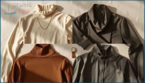 high neck and collar styles high neck and collar styles