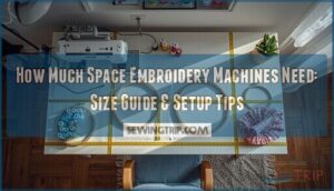 how much space embroidery machines need how much space embroidery machines need