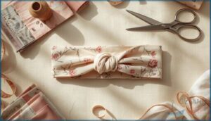 how to sew a twisted headband how to sew a twisted headband