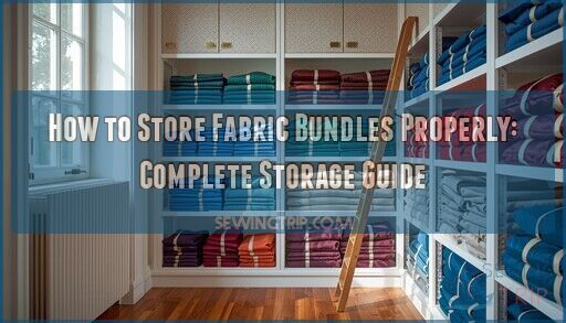 how to store fabric bundles properly
